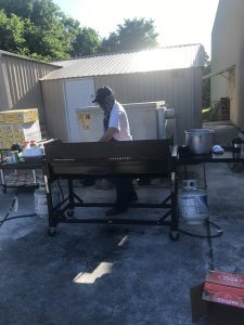 Cooking for Charlton Methodist EMT's