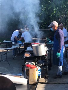 Cooking for Charlton Methodist EMT's